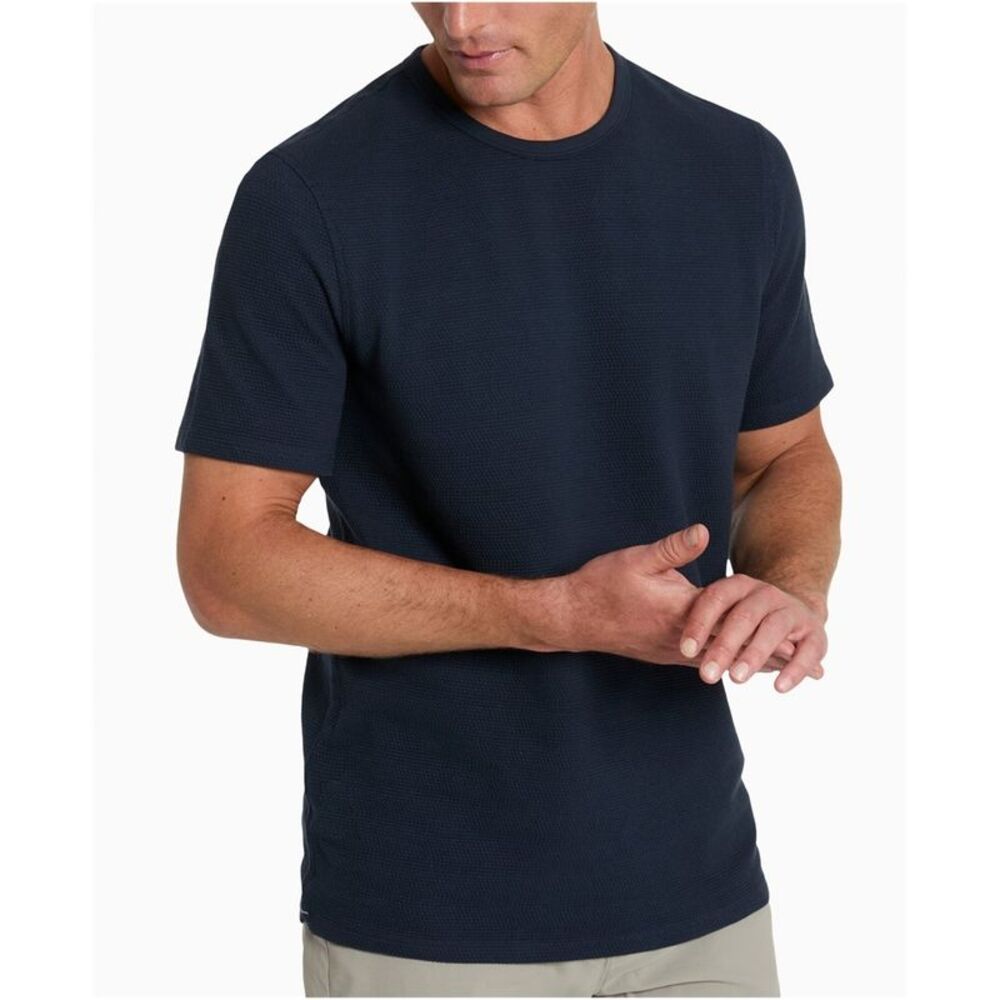Kenneth Cole Mens Textured Stretch Basic T-Shirt, NWT